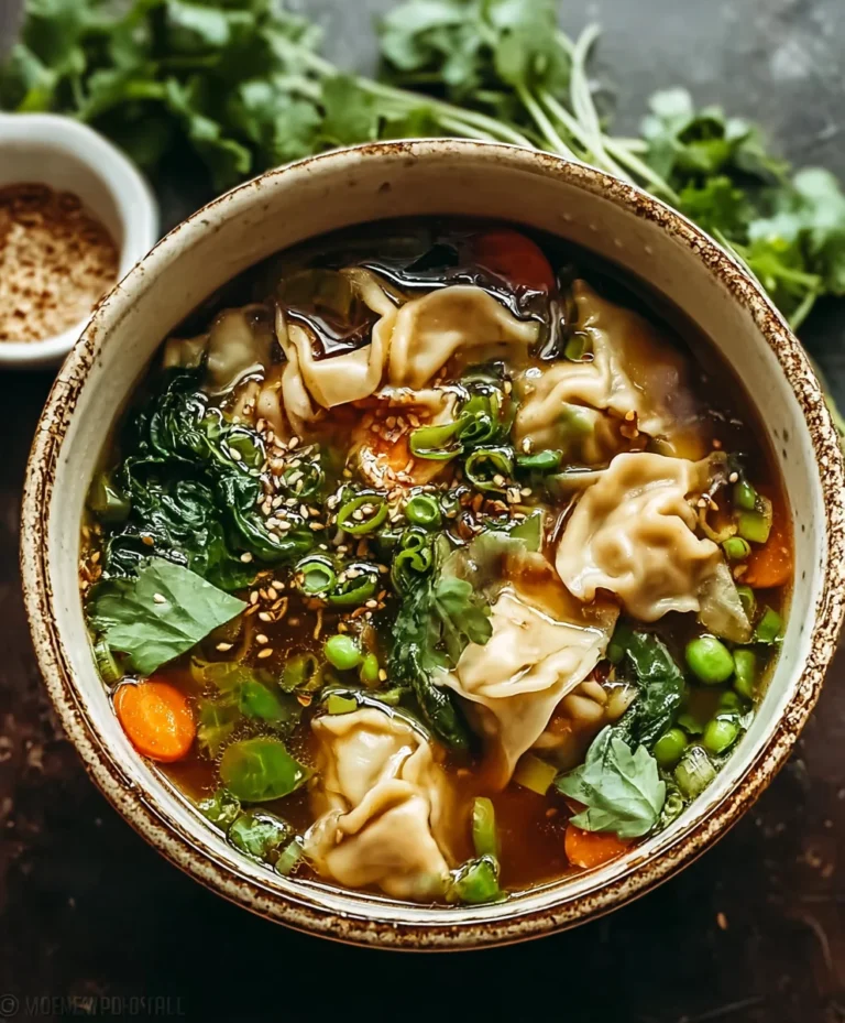 Savory Beef Potsticker Soup – Easy Delicious Meal