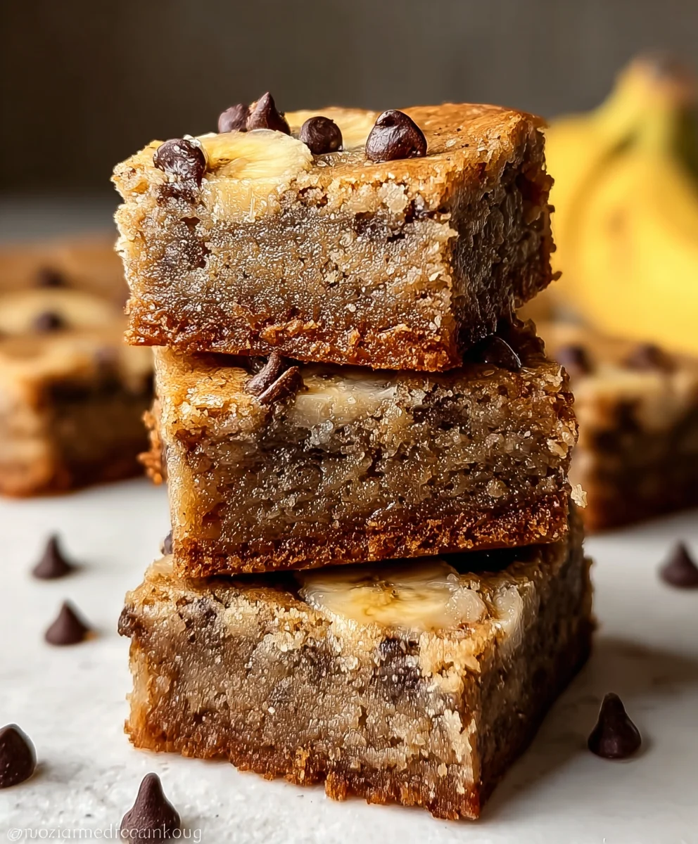 Easy Banana Bars-Moist & Delicious Dessert Recipe