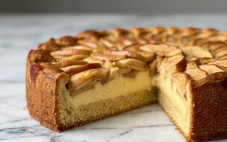 Apfelkuchen mit Vanillepudding Rezept: Du wirst nie einen anderen backen!