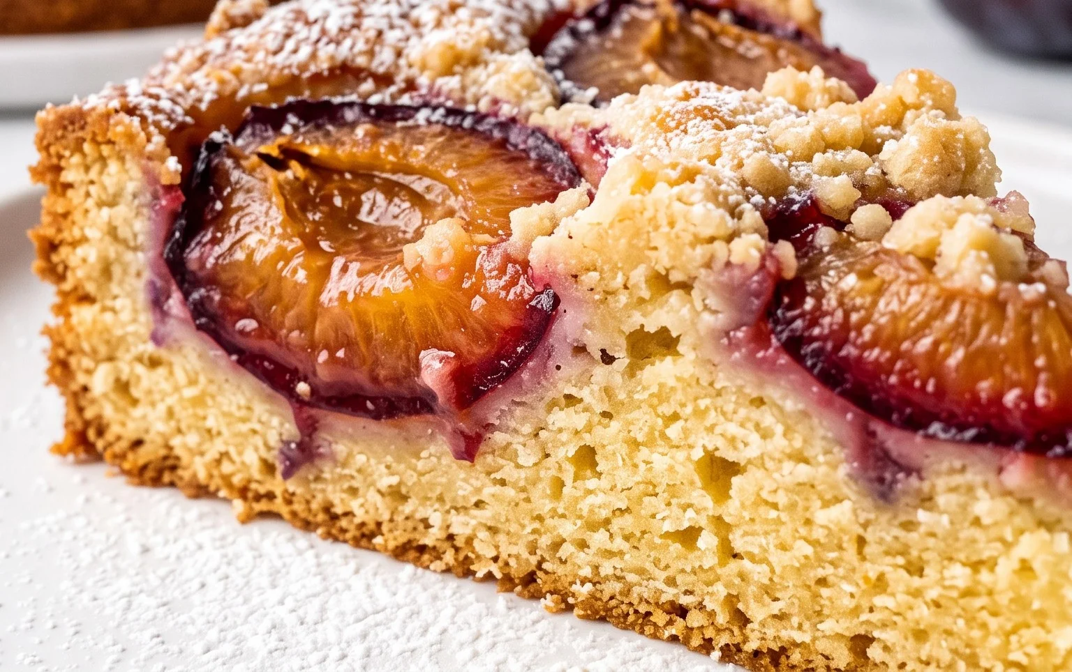 Französischer Pflaumenkuchen