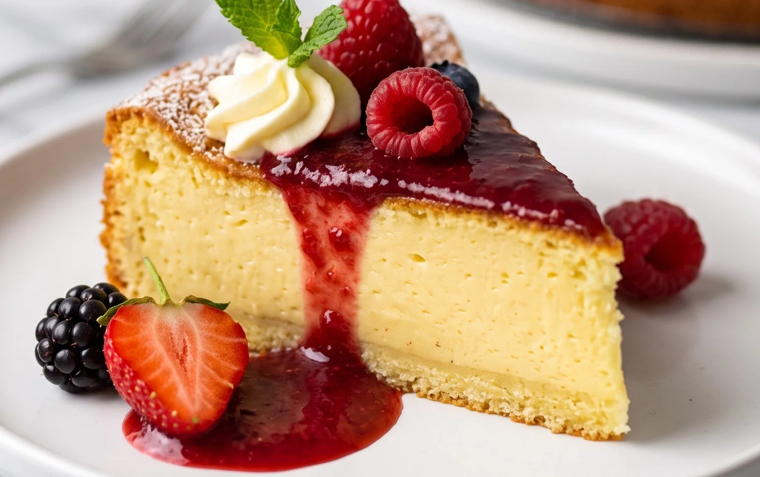 Ein Vanillepudding Kuchen Rezept fürs Wochenende