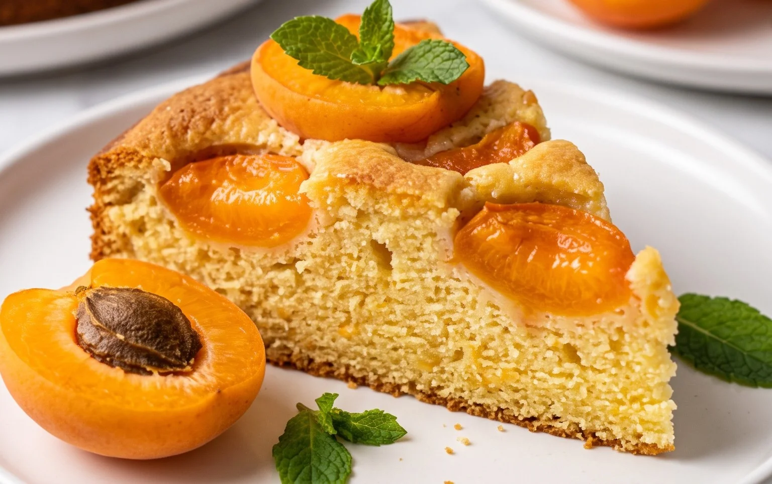 Saftiger Aprikosenkuchen