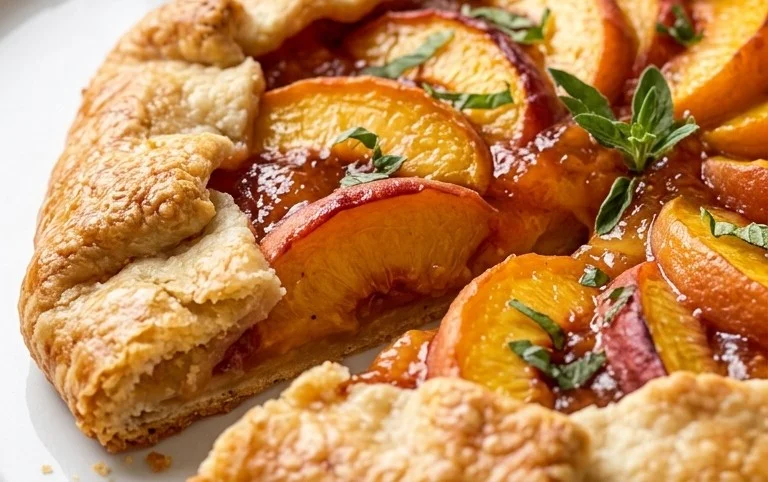Summer Peach Galette Recipe