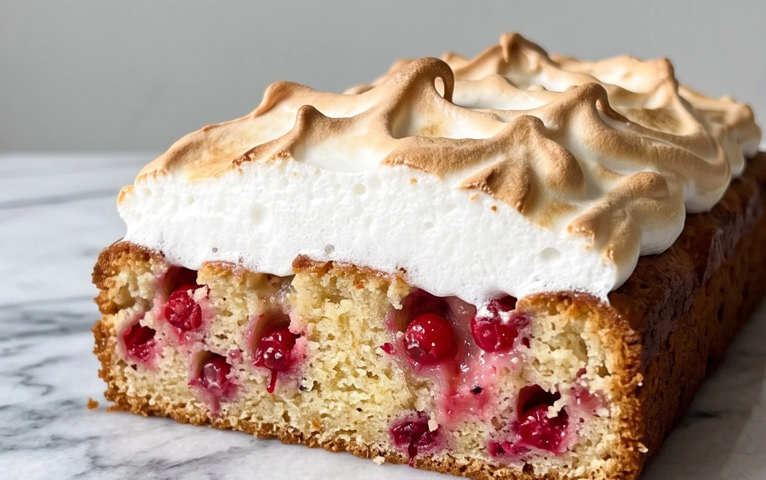 Ribiselkuchen mit Schneehaube: Sommerliche Frische!