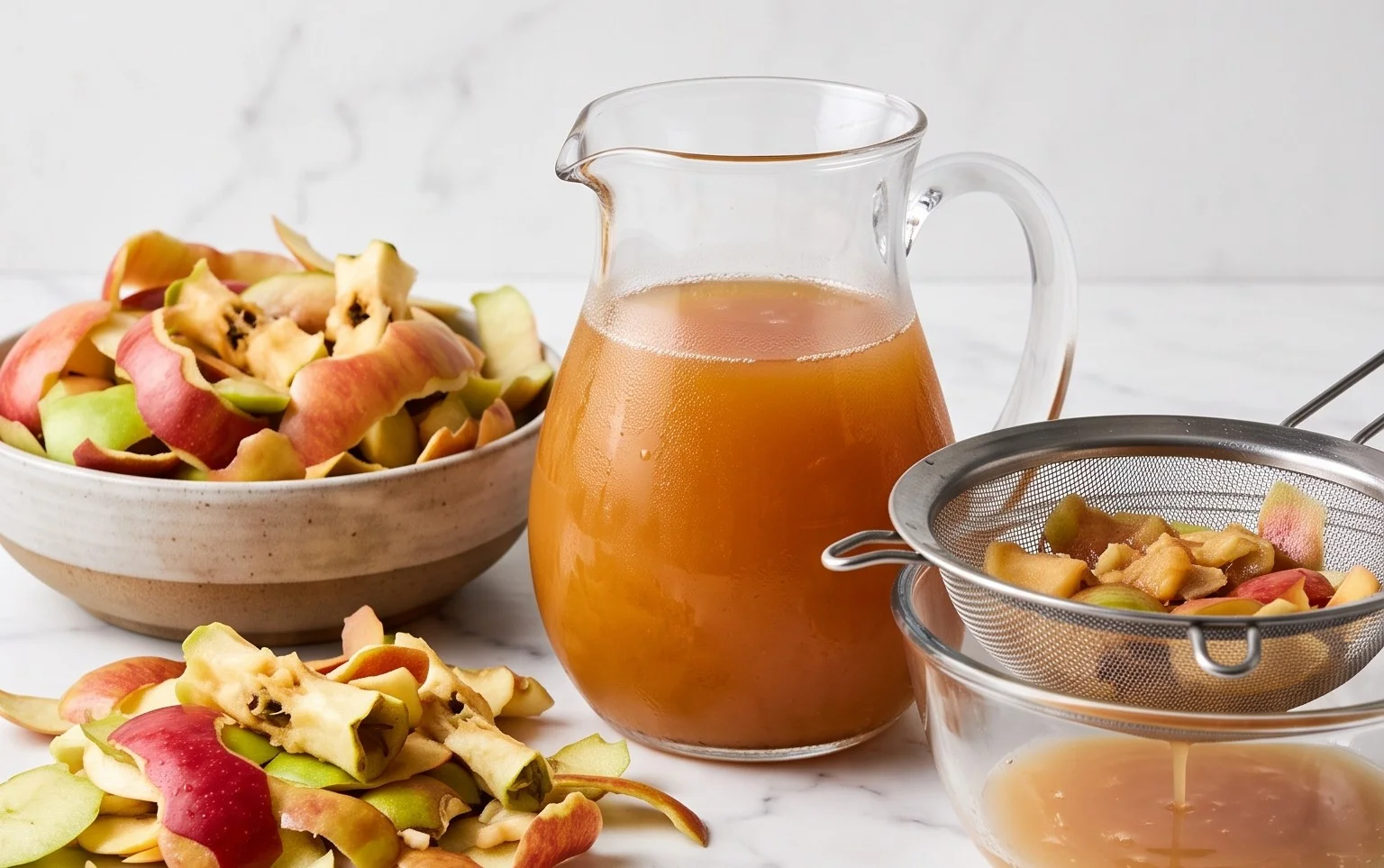 Apfelsaft aus Apfelresten: Nachhaltig & Einfach