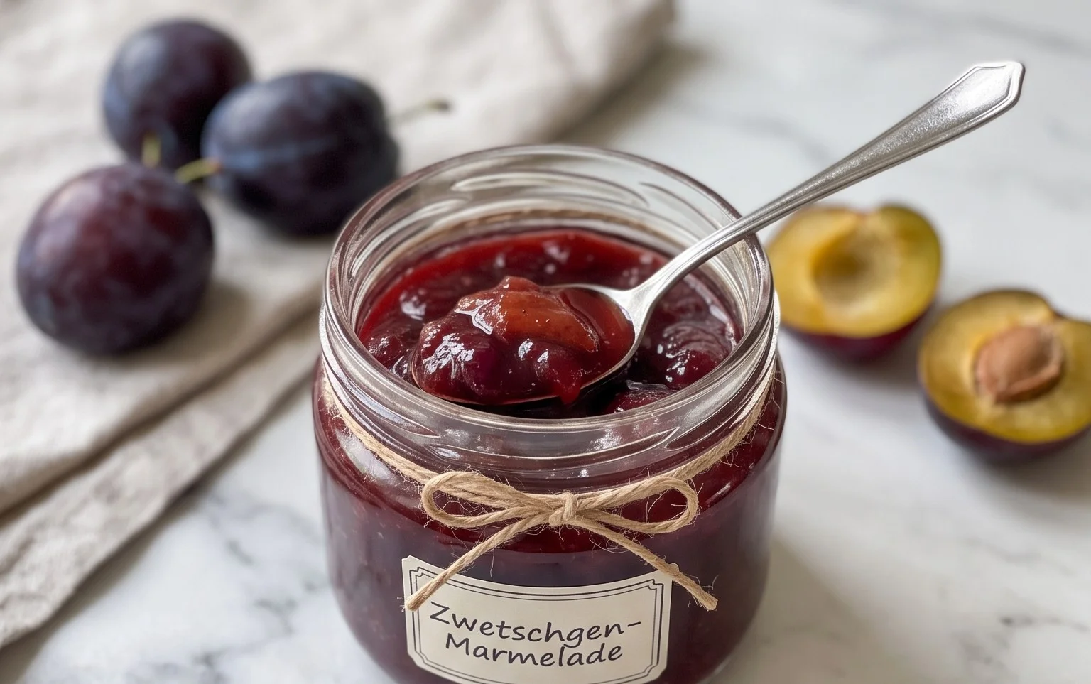 Zwetschgenmarmelade selber machen: Einfaches Rezept!