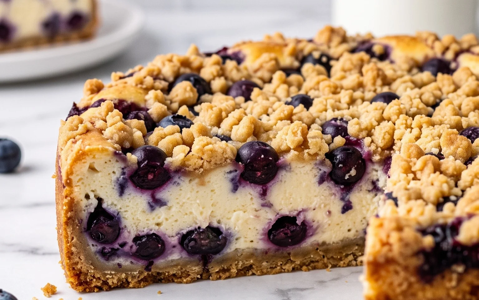 Schneller Blaubeer-Quark-Kuchen: Blitzschneller Fruchtgenuss